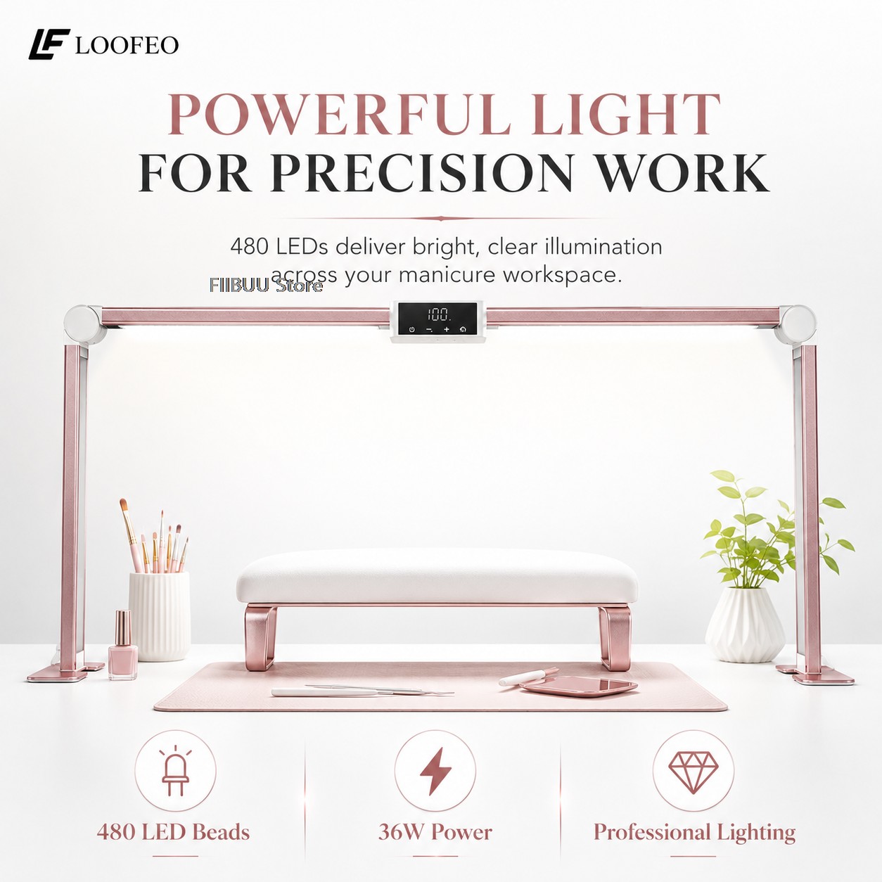 Professionelle LED-Nagellampe  – Desk Setup Lamp Bewertung und Preis